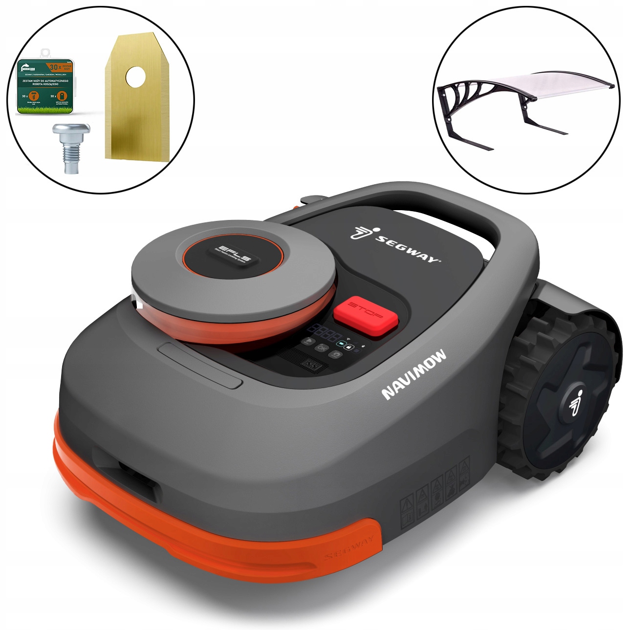 Kosiaci robot Segway Navimow, šírka kosenia 21 cm